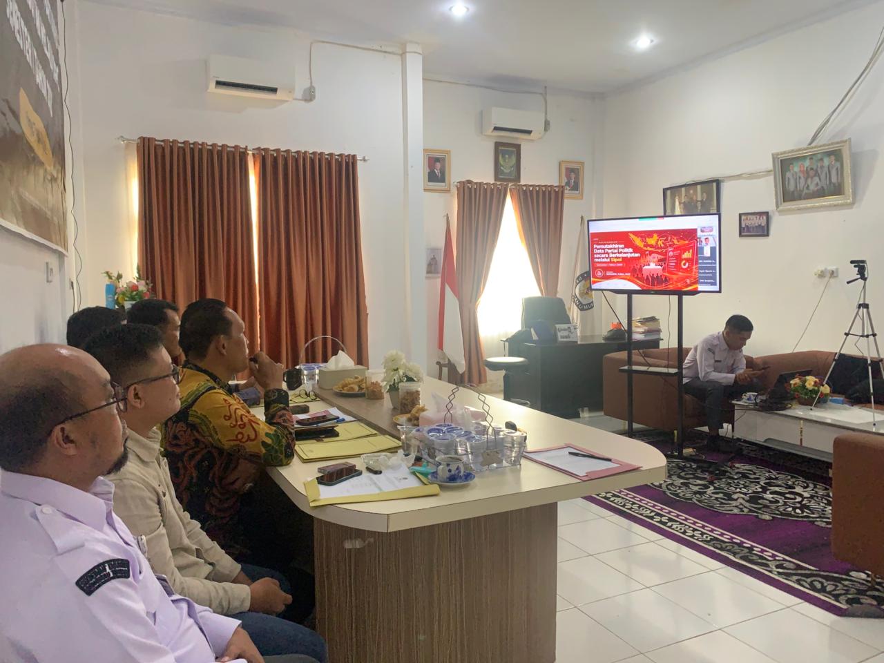 Kegiatan Sosialisasi Pemuktahiran Data Partai Politik Semester I Tahun 2026