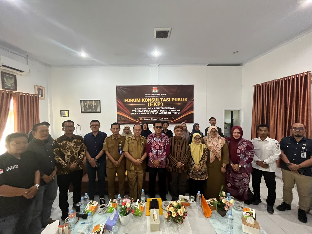 Kegiatan FGD Evaluasi dan Penyempurnaan Standar Pelayanan Pemuktahiran Data Pemilih Berkelanjutan
