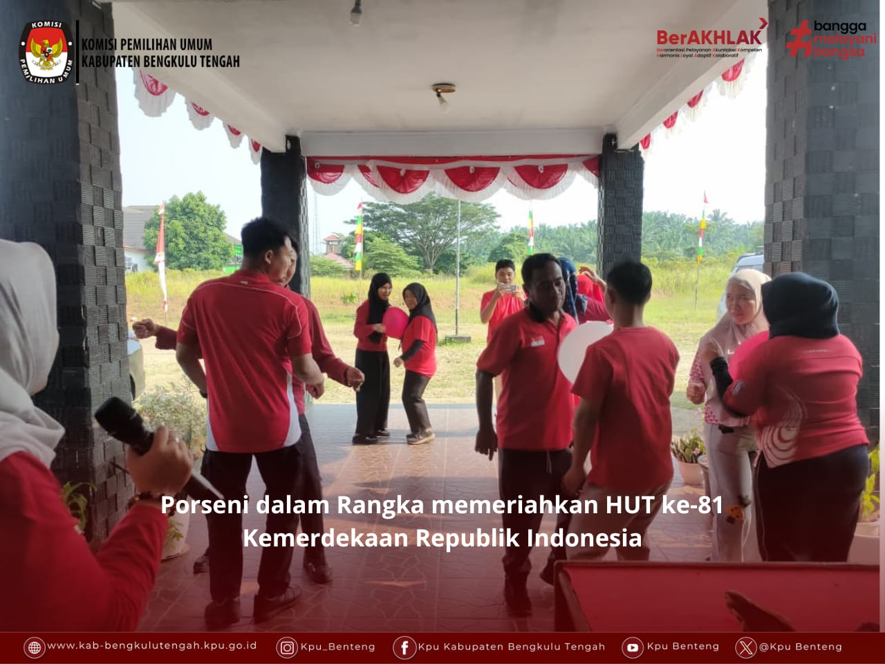 Kegiatan Lomba dalam memperingati HUT RI yang Ke-81